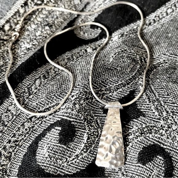 Silpada Jewelry - Silpada Vintage Rare Sterling Silver Hammered Pendant Necklace